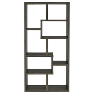 8 Shelf Geometric Bookcase