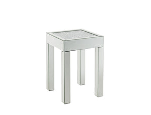 Noralie Mirrored & Faux Diamonds End Table