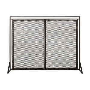 Samantha Iron Fireplace Screen 2 Door Design