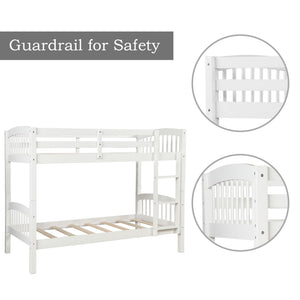 Solid Construction Bunk Bed With Ladder