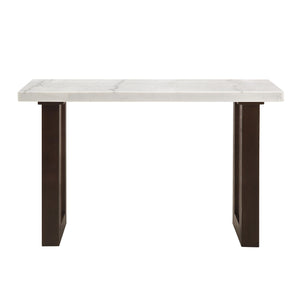 Edwyn Natural Marble Top End Table