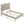 Solid Wood Queen Platform Bed Frame with Tall Headboard