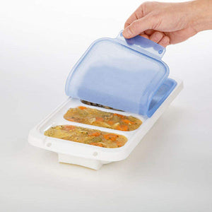 PrepWorks PKS-725 Dishwasher Safe 1 Cup 4 Serving Food Storage Freezer Pod Tray