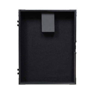 Odyssey Black 10 Inch Format DJ Mixer Case with Extra Deep Rear Compartment