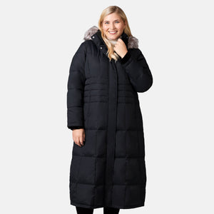 Women's Plus Size Full Length Splendor Down Jacket