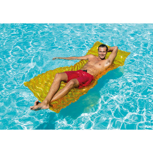 Intex Tote 'N Float Wave Mat Floating Swimming Pool Lounger, 1 Pc, Color Varies