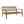 2-Piece Outdoor Gray Acacia Wood Conversation Set