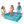 Intex Mini Frame Kiddie 4ft x 4ft x 12in Beginner Frame Swimming Pool (5 Pack)