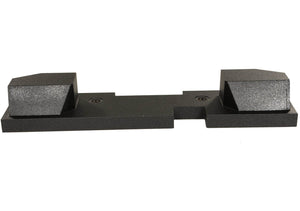 QPower Dodge Ram Quad Cab '02-Newer Dual 10" Sub Box Enclosure w/ Bedliner Spray