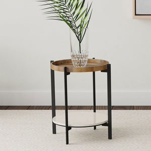 Cowper - Round End Table - Natural