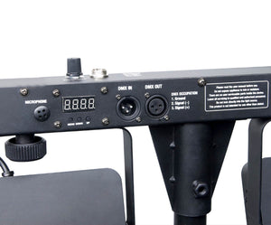 CHAUVET 4BAR 4 BAR DMX LED Stage Wash Light System w/ Tripod, Case & Footswitch