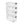 Sterilite 116 Quart Clear Stackable Latching Storage Box Containers, 4 Pack