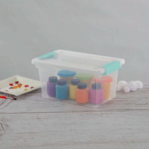 Sterilite Clear Medium Storage Tote, 12 Pack, and Large Storage Tote, 12 Pack