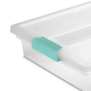 Sterilite Large Clip Storage Box, 12 Pack, and Small Clip Storage Box, 6 Pack