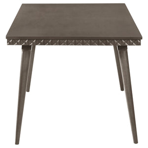 Perkins - 5 Piece Rectangular Dining Set With Chairs - Dark Brown