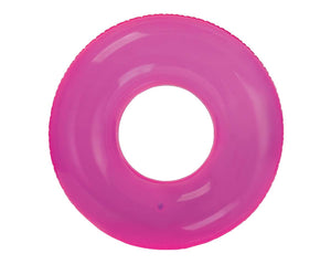 Intex Transparent Inflatable Swimming Pool Tube Raft, Colors May Vary (3-Pack) - TRAPSKI