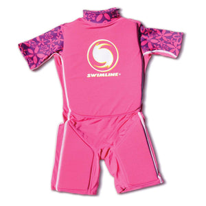 Swimline 9894G Pink Lycra Girl's Floating Swim Trainer Wet Suit Life Vest, Large - TRAPSKI
