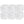Sterilite ClearView Plastic Small 3 Drawer Desktop Storage Unit, White, 6 Pack - TRAPSKI