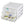 Sterilite Clear Plastic Stackable Small 3 Drawer Storage System, White, (12 Pack) - TRAPSKI