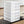 Sterilite Clear Plastic Stackable Small 3 Drawer Storage System, White, (12 Pack)