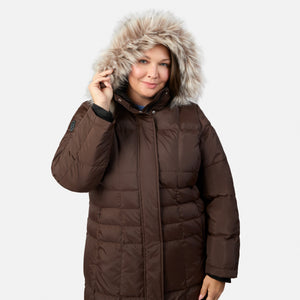 Women's Plus Size Full Length Splendor Down Jacket