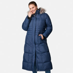 Women's Plus Size Full Length Splendor Down Jacket