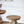 Cake Stand, Cake Plate With Magnesium Base - Cream / Brown