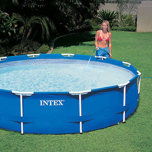 Intex 12'x30" Swimming Pool w/ Pump, Maintenance Kit (2 Pack) & 12' Pool Cover