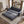 3 In 1 Convertible Sleeper Sofa With Nailhead Trim & Rolled Arm