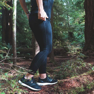 Women's Heavyweight Wool Leggings With Pockets Thermal Base Layer Bottom - 100% Merino Wool