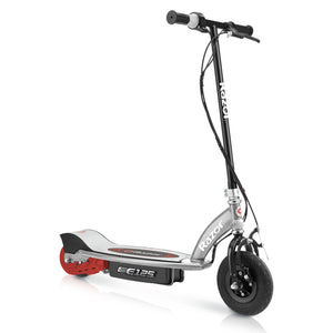 Razor E125 Kids Ride On 24V Motorized Electric Powered Scooters, Black (2 Pack)