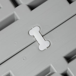 Confer Plastics Handi Spa Pad 32" x 48" Connectable Hot Tub Mat, Gray (6 Pack)