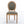 French Style Solid Wood Frame Antique Painting, Hand-Pulled Buckle Decoration Artificial Dining Chair With Nailhead Trim, Wood Legs