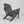 HDPE Folding Adirondack Chair with Dual Cup Holder - Gray
