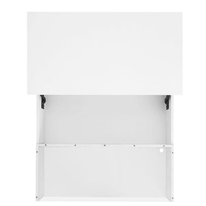 Lift Top Coffee Table With 2 Drawers, Hidden Space And LED Lights For Living Room