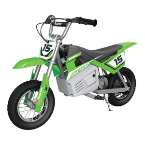 Razor MX400 Dirt Rocket 24V Electric Toy Motocross Motorcycle Dirt Bike, Green - TRAPSKI
