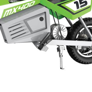 Razor MX400 Dirt Rocket 24V Electric Toy Motocross Motorcycle Dirt Bike, Green - TRAPSKI