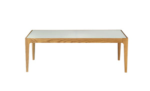 Gwynn Frosted Glass Top Coffee Table