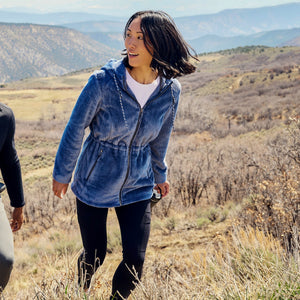 Women's Grid Butter Pile® Anorak Jacket