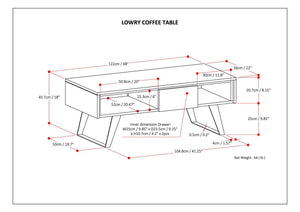 Lowry - Handcrafted Coffee Table