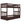 Bunk Bed With Ladders And 2 Storage Drawers