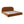 Archie Puffy Grounded Upholstered Platform Bed, King, Burnt