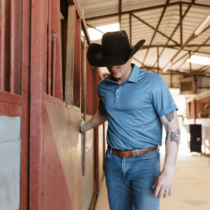 Off-Road Blue Palo Duro Polo