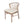 Outdoor Dining Chairs Set of 2 with Acacia Wood and Cream Washable Cushions