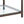 Weston - 1 Shelf Side End Table - Nickel