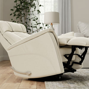Bentley - Swivel Glider Recliner With Manual Adjustable Headrest & Footrest