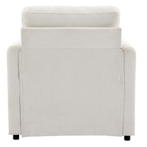Cozy Upholstered Cushion Armchair For Living Room