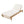 Light Teak Acacia Wood Chaise Lounge Set: 1 Frame + 1 Cushion