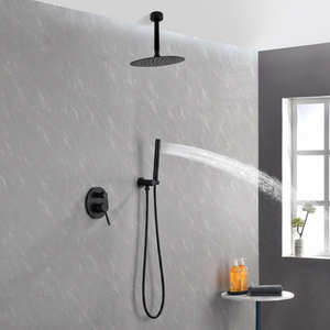 Matte Black Shower Head Set