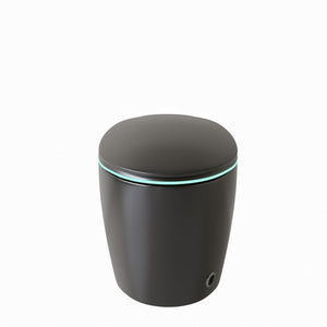 Unique Smart Toile With Built In Bidet, Auto Open / Close Seat, Foot Sensor, LED Display, Night Light, Warm Water & Dryer Ceramic